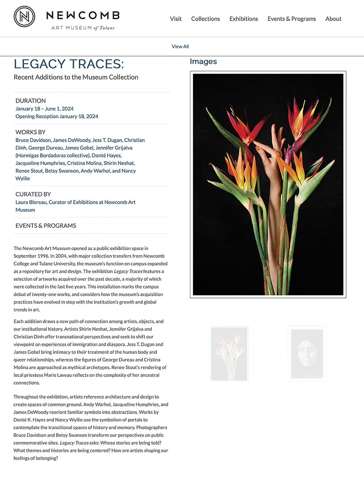 'Observatory' included in Legacy Traces: Recent Additions to the Museum Collection